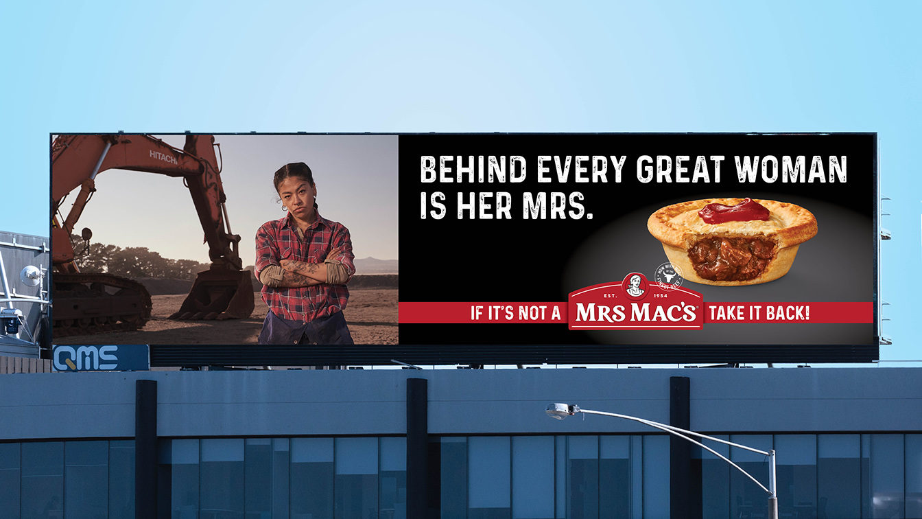 Mrs Mac’s returns with new ‘Behind Every Good Man Is His Mrs’ campaign via Bellwether