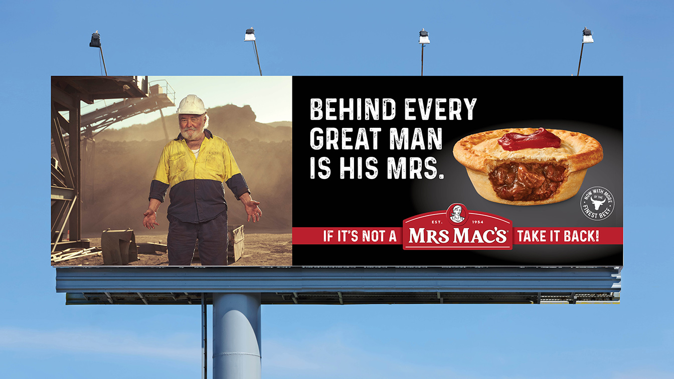 Mrs Mac’s returns with new ‘Behind Every Good Man Is His Mrs’ campaign via Bellwether