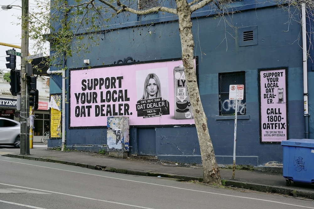 Oatly calls on Australians to support their local oat dealers in its newly launched campaign