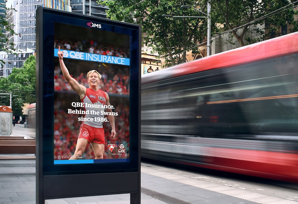 QBE and the Sydney Swans celebrate 38 year-long partnership in new campaign via The Core Agency