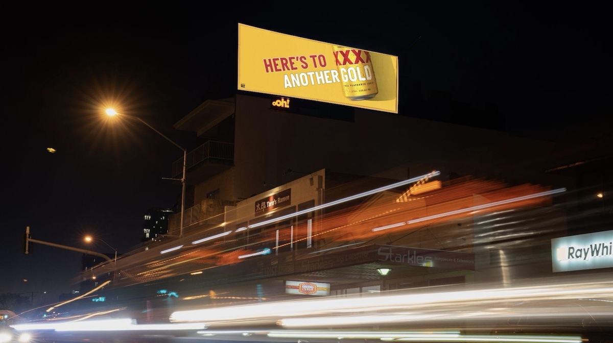 There’s just something exciting about gold in new campaign for XXXX Gold via Thinkerbell