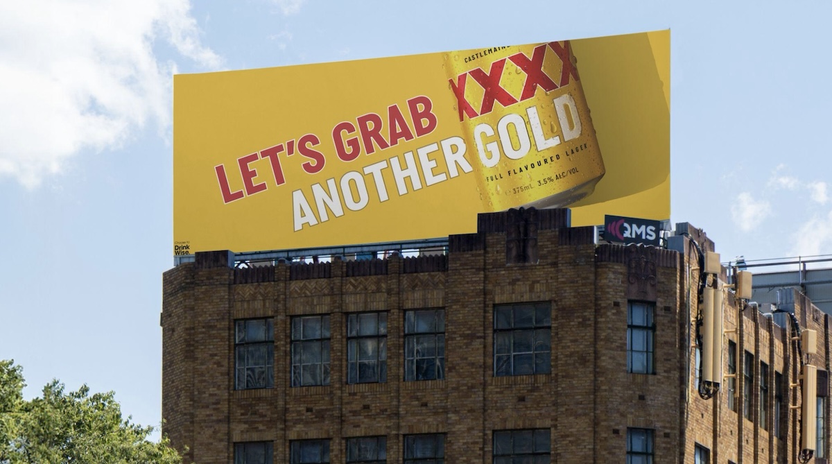 There’s just something exciting about gold in new campaign for XXXX Gold via Thinkerbell